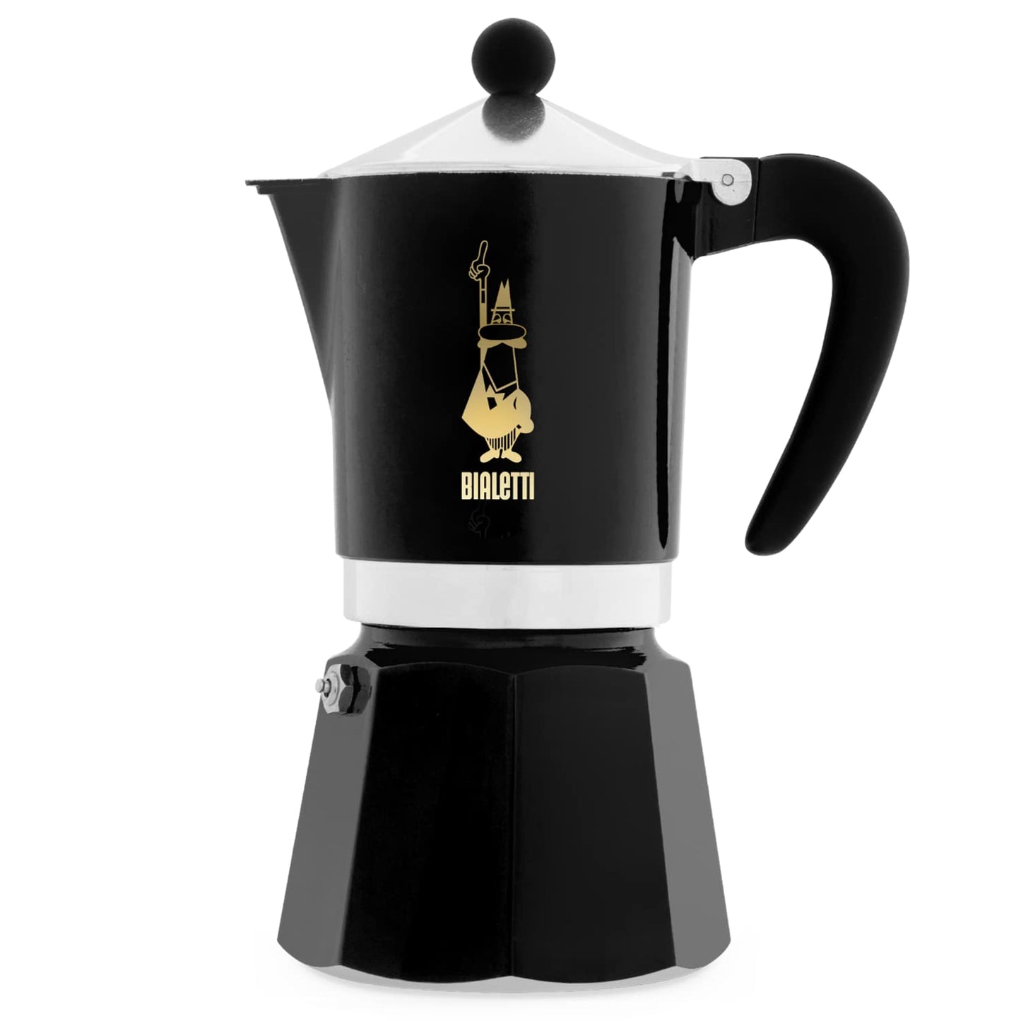 Bialetti - Moka Express: Iconic Stovetop Espresso Maker, Makes Real Italian Coffee, Moka Pot 3 Cups (4.3 Oz - 130 Ml), Aluminium, Silver