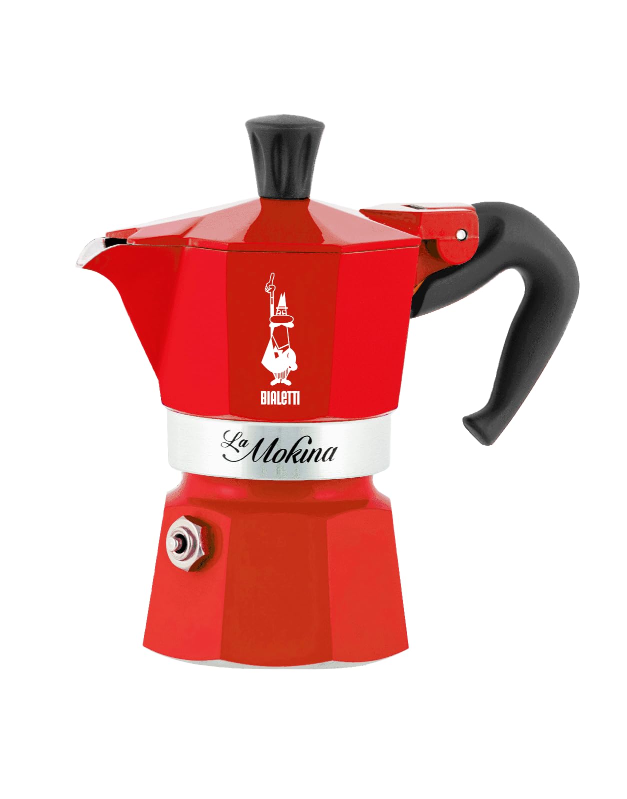 Bialetti - Moka Express: Iconic Stovetop Espresso Maker, Makes Real Italian Coffee, Moka Pot 3 Cups (4.3 Oz - 130 Ml), Aluminium, Silver