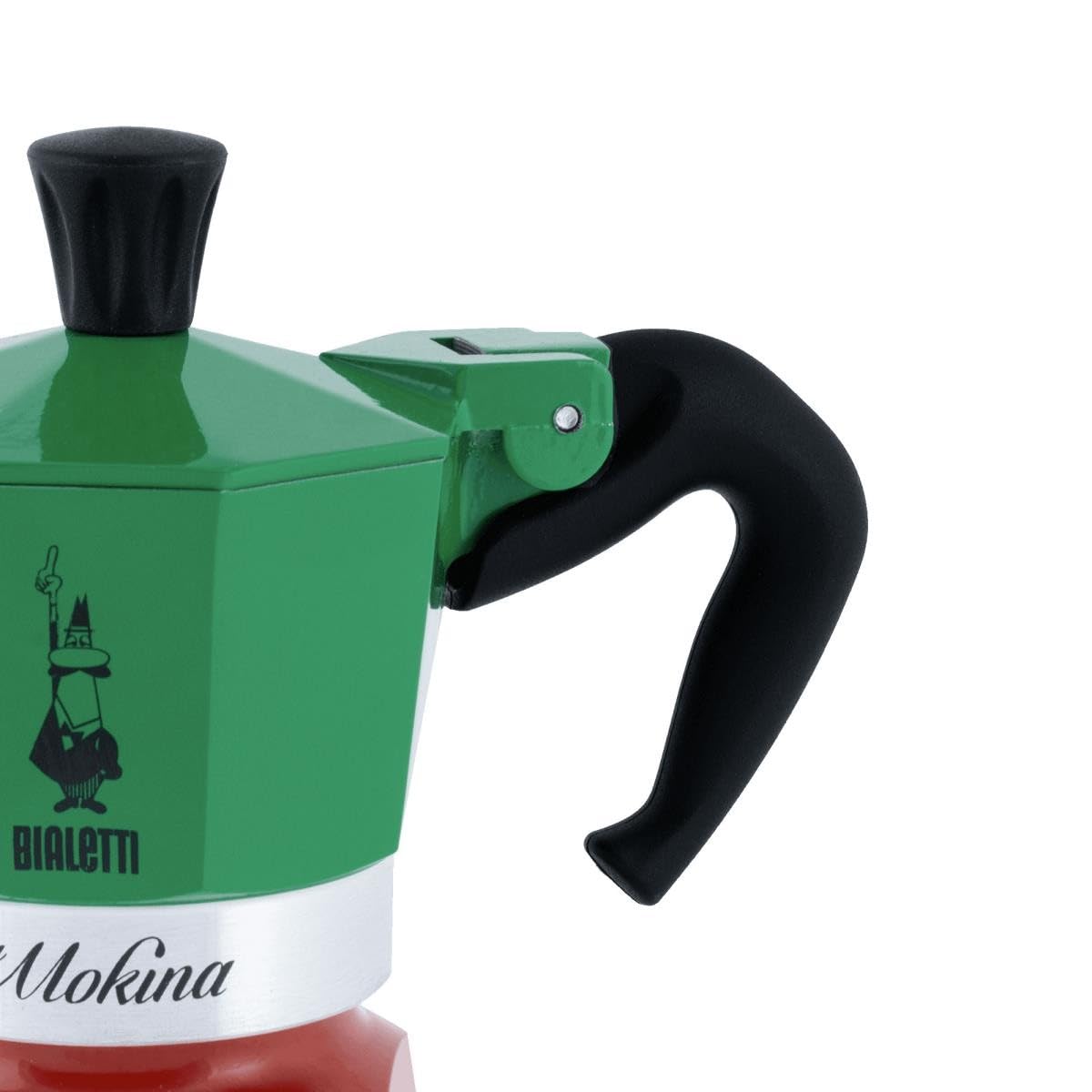 Bialetti - Moka Express: Iconic Stovetop Espresso Maker, Makes Real Italian Coffee, Moka Pot 3 Cups (4.3 Oz - 130 Ml), Aluminium, Silver
