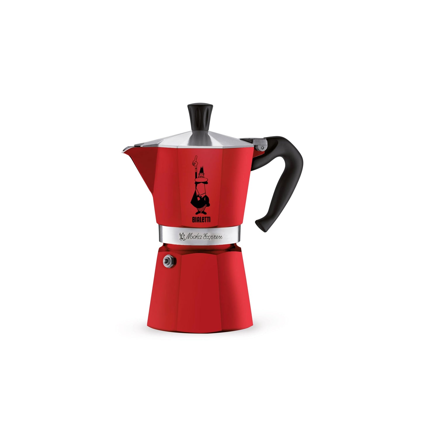 Bialetti - Moka Express: Iconic Stovetop Espresso Maker, Makes Real Italian Coffee, Moka Pot 3 Cups (4.3 Oz - 130 Ml), Aluminium, Silver