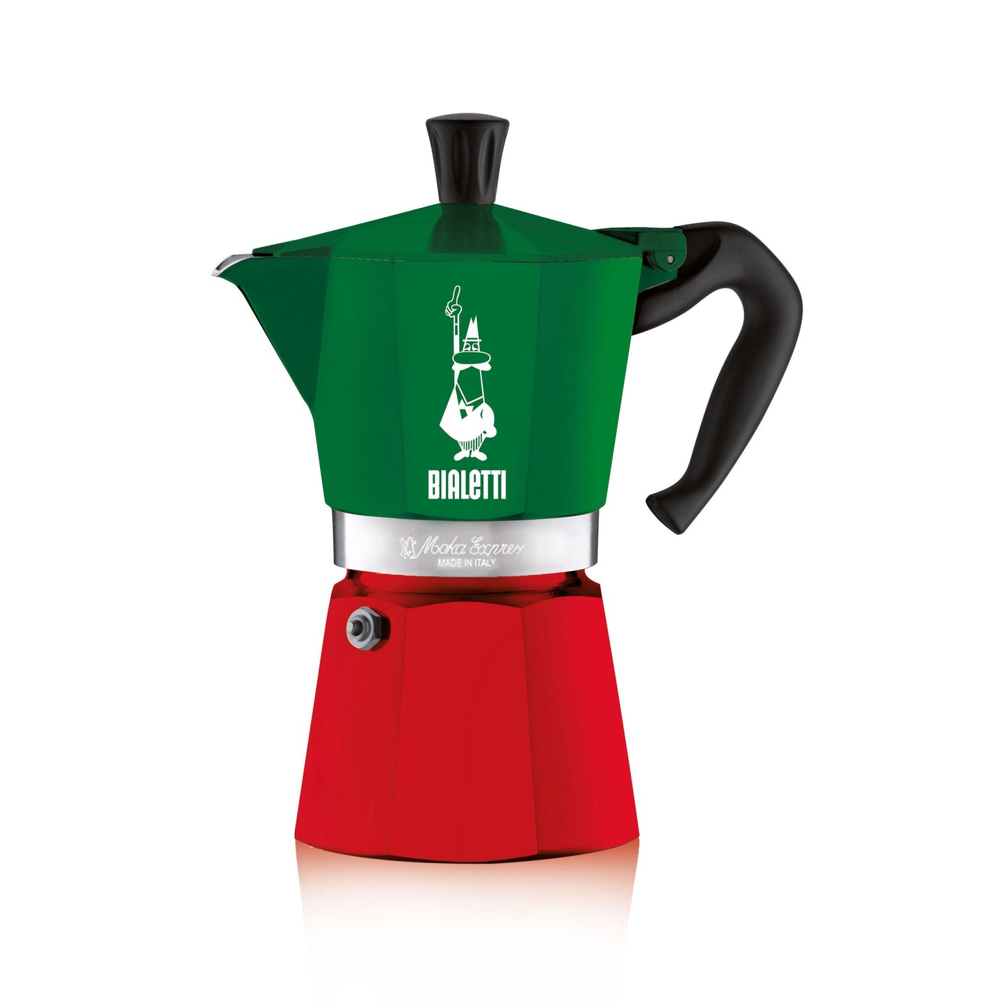 Bialetti - Moka Express: Iconic Stovetop Espresso Maker, Makes Real Italian Coffee, Moka Pot 3 Cups (4.3 Oz - 130 Ml), Aluminium, Silver