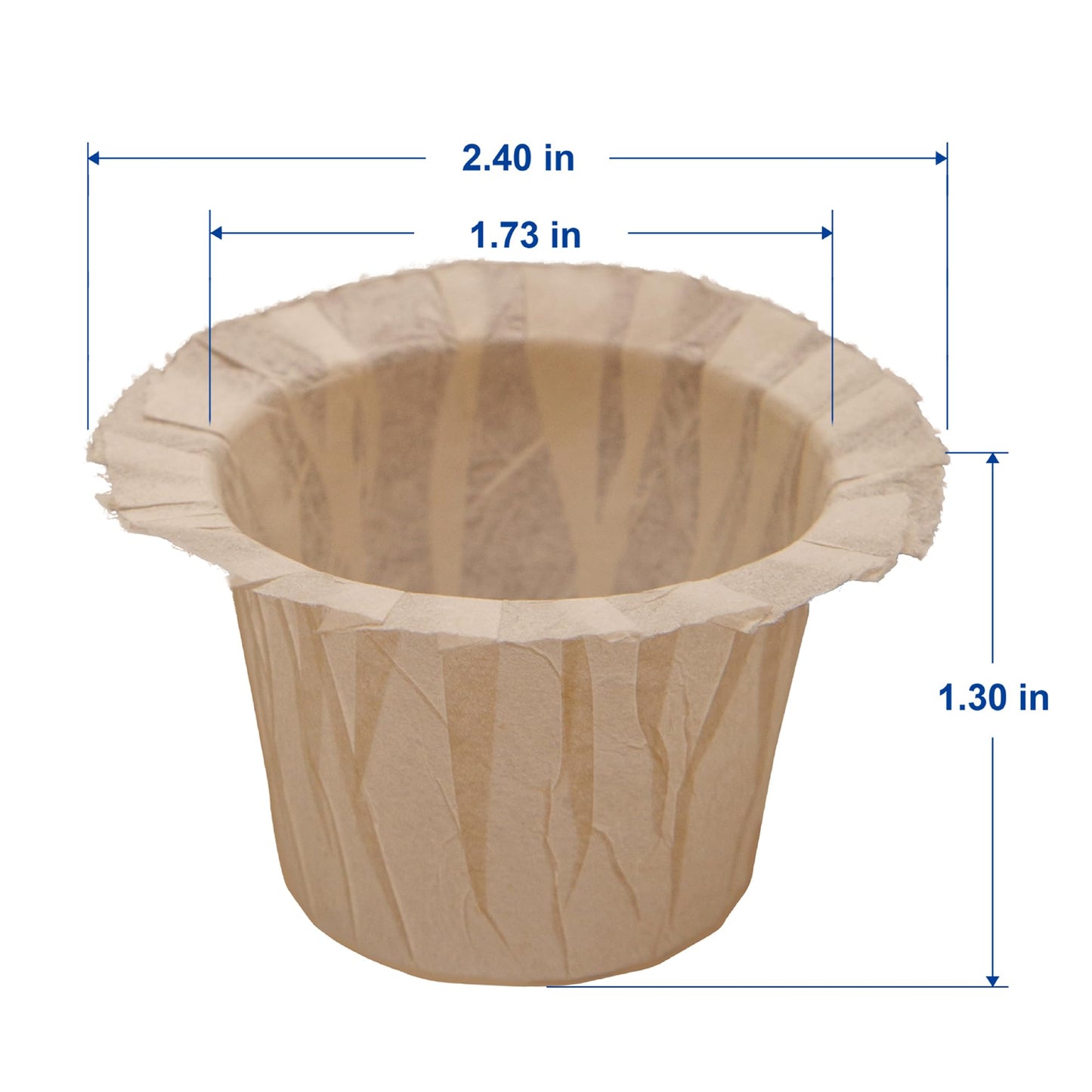 Disposable Coffee Paper Filter 300 Count with 2 Pack Reusable K Cup Coffee Pods,Compatible with Keurig Single Serve Coffee Maker 2.0 & 1.0