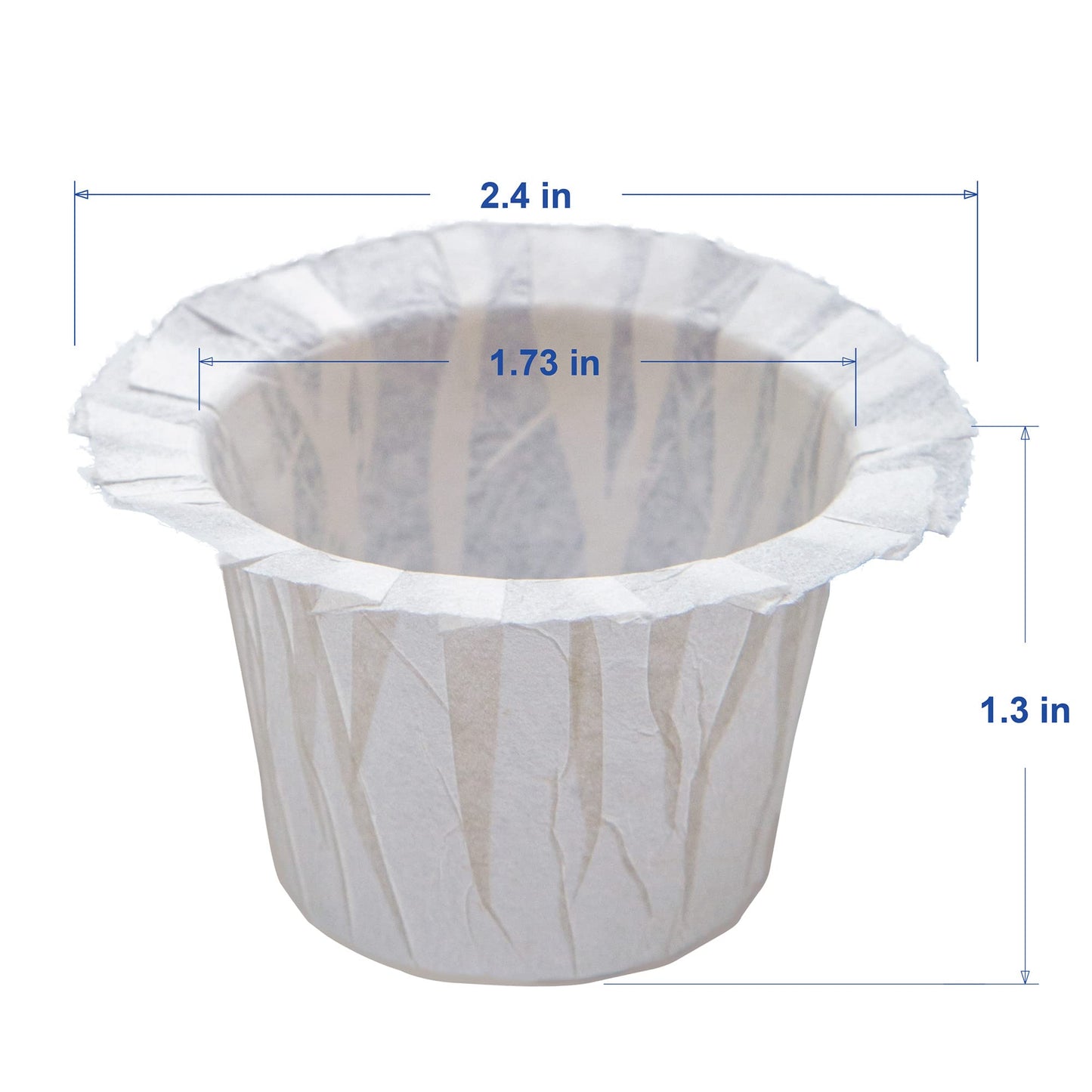 Disposable Coffee Paper Filter 300 Count with 2 Pack Reusable K Cup Coffee Pods,Compatible with Keurig Single Serve Coffee Maker 2.0 & 1.0