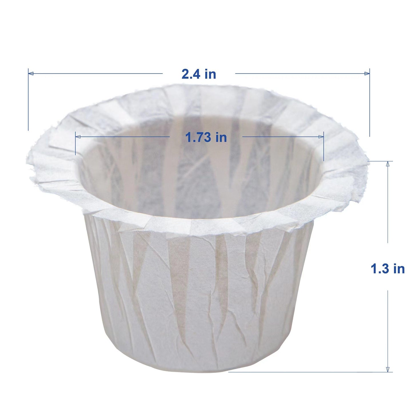 Disposable Coffee Paper Filter 300 Count with 2 Pack Reusable K Cup Coffee Pods,Compatible with Keurig Single Serve Coffee Maker 2.0 & 1.0