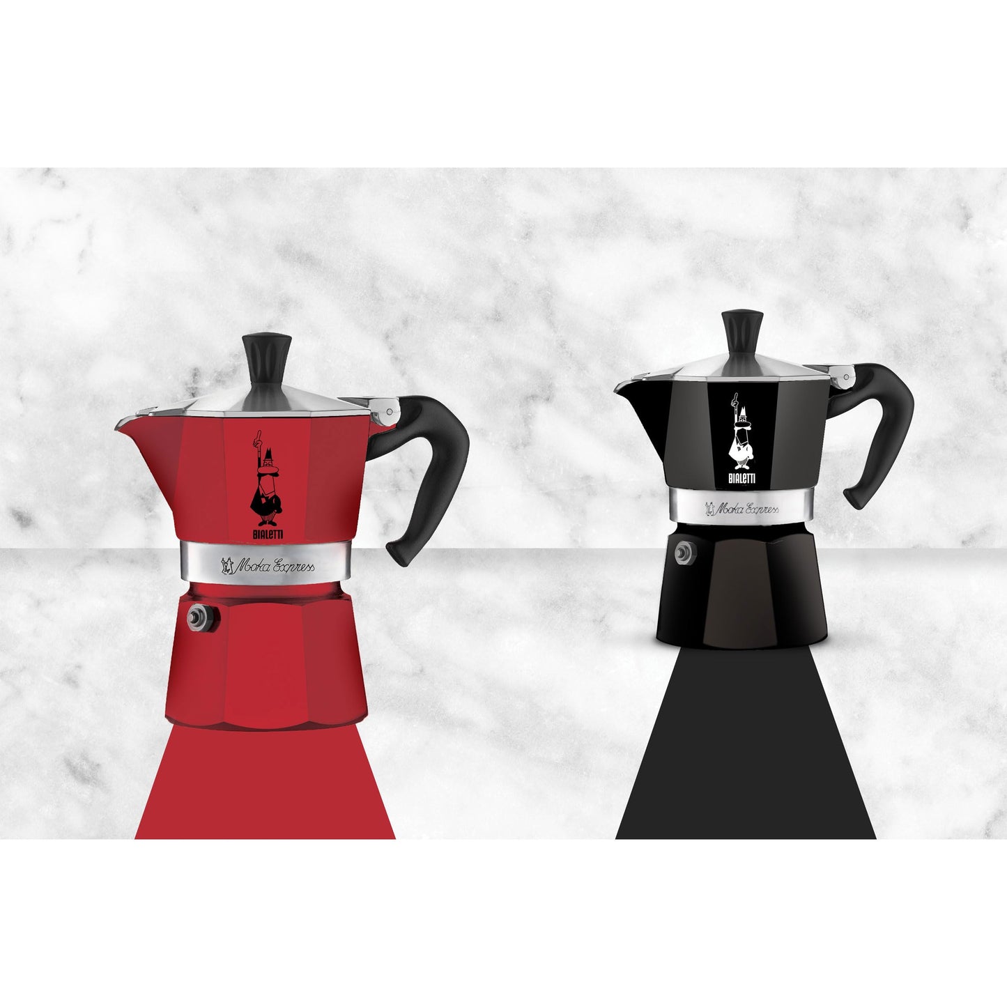 Bialetti - Moka Express: Iconic Stovetop Espresso Maker, Makes Real Italian Coffee, Moka Pot 3 Cups (4.3 Oz - 130 Ml), Aluminium, Silver