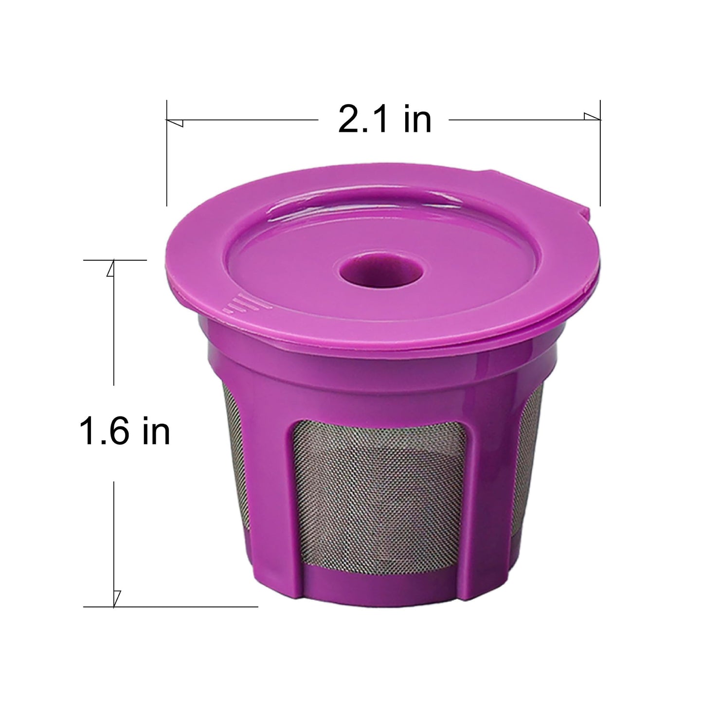 Disposable Coffee Paper Filter 300 Count with 2 Pack Reusable K Cup Coffee Pods,Compatible with Keurig Single Serve Coffee Maker 2.0 & 1.0