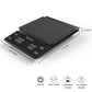 KitchenTour CaféMetric Coffee Scale with Timer 0.1g/2000g - Precision Scale for Espresso & Pour Over - Water Flow Speed Mode and Coffee Powder-to-Liquid Ratio Mode - Rechargeable, LCD Display