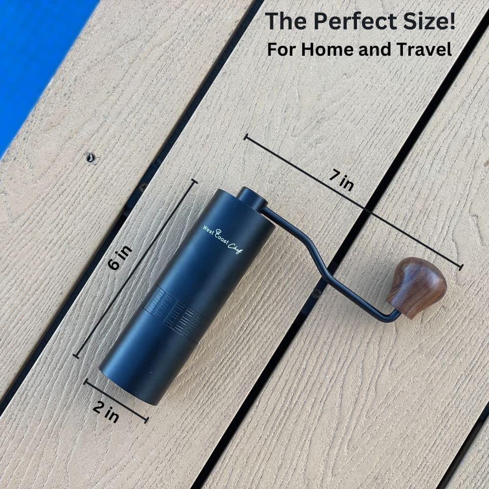 Manual Coffee Grinder - Manual Burr Grinder, Portable Coffee Grinder Manual - Espresso Hand Grinder Coffee - Manual Coffee Bean Grinder - Travel Coffee Grinder Hand Coffee Grinder Burr