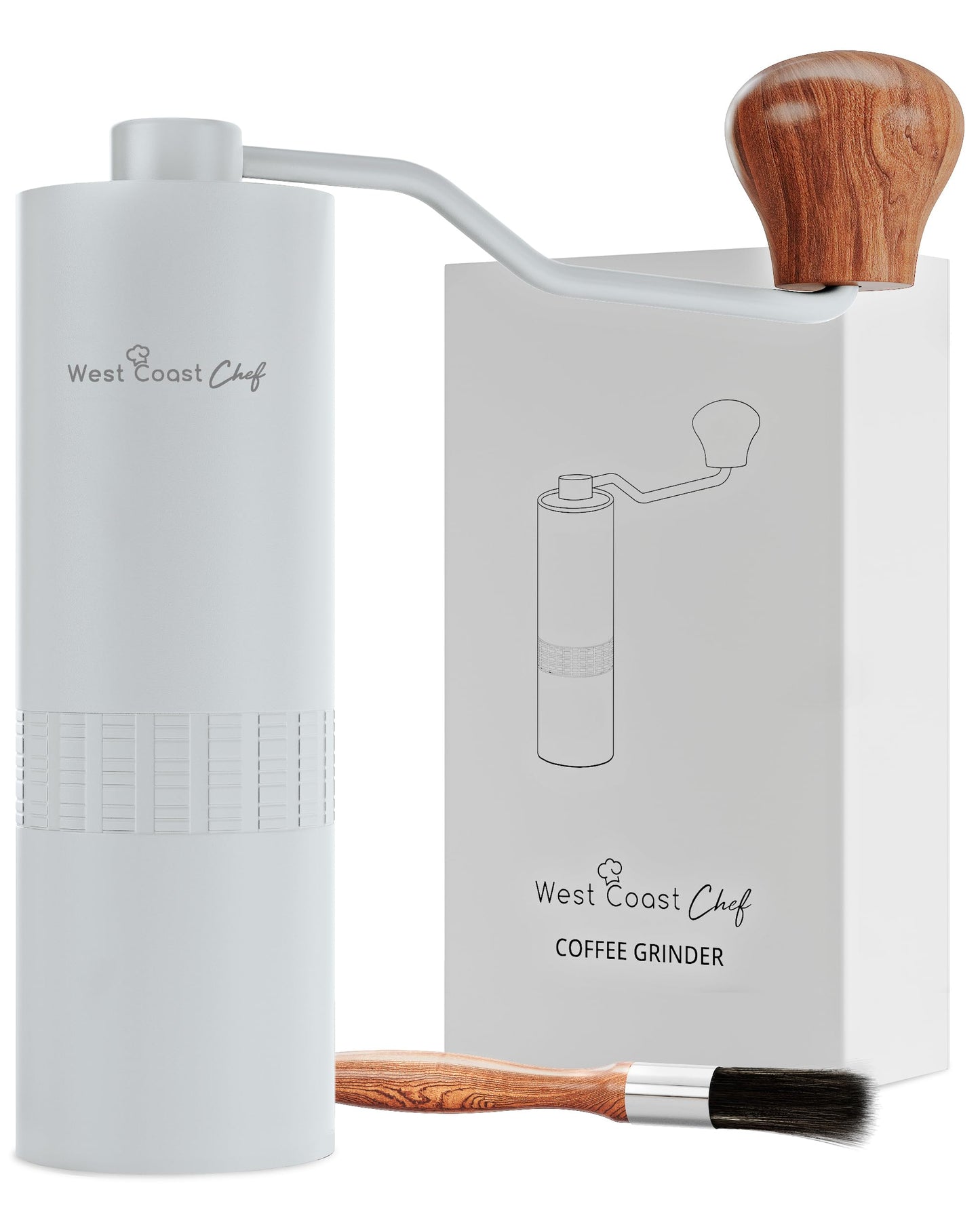 Manual Coffee Grinder - Manual Burr Grinder, Portable Coffee Grinder Manual - Espresso Hand Grinder Coffee - Manual Coffee Bean Grinder - Travel Coffee Grinder Hand Coffee Grinder Burr