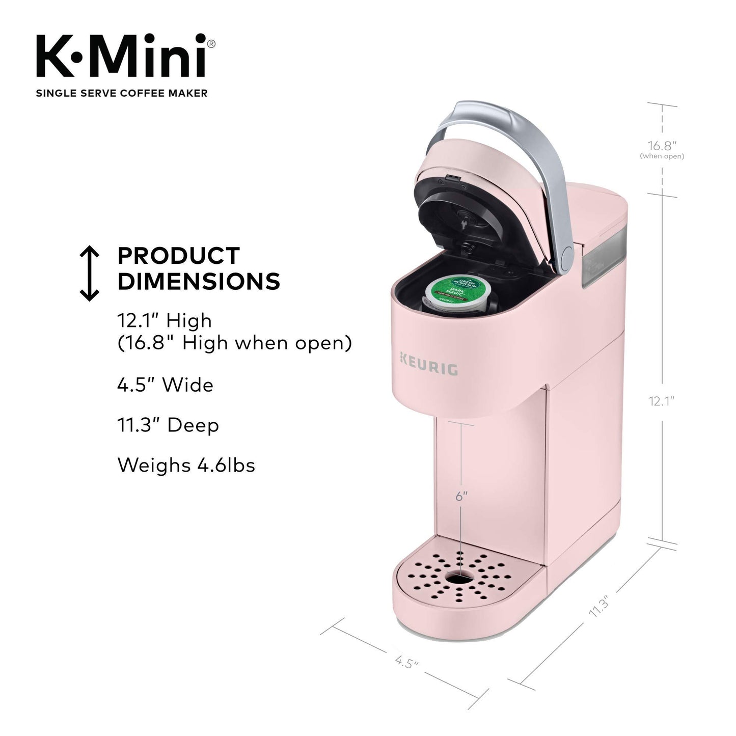 Keurig K-Mini Single Serve Coffee Maker, Oasis